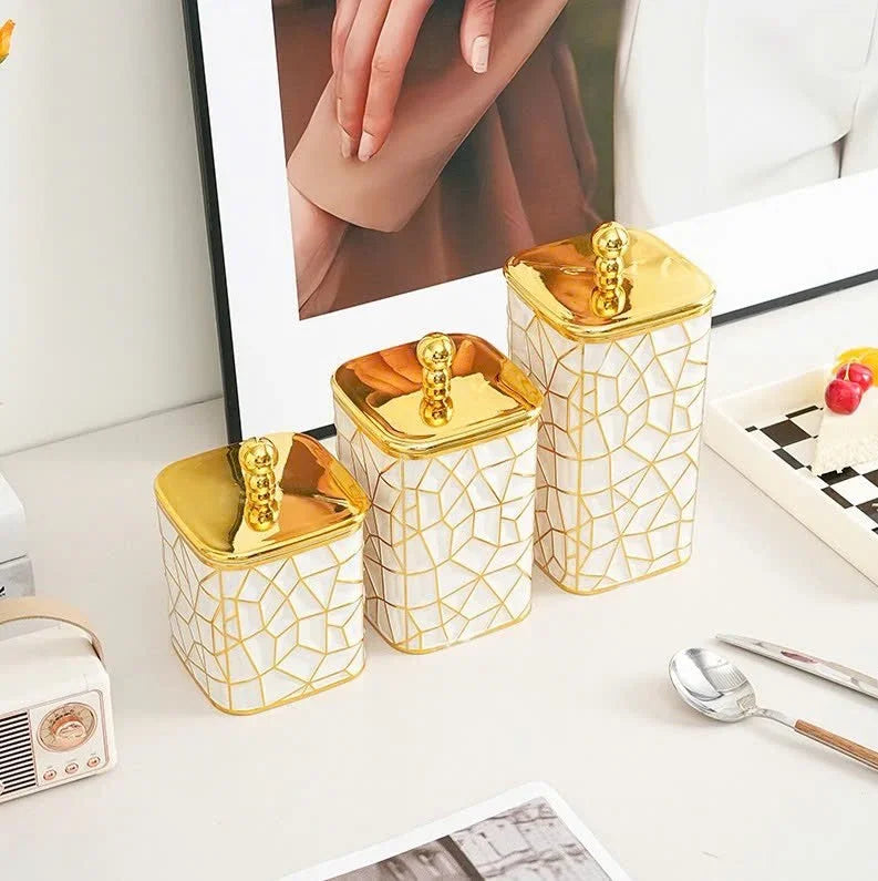 SET 3 LỌ PANTRY ACRY - ÉCLAT ART-CẬU HAI HOME DECOR