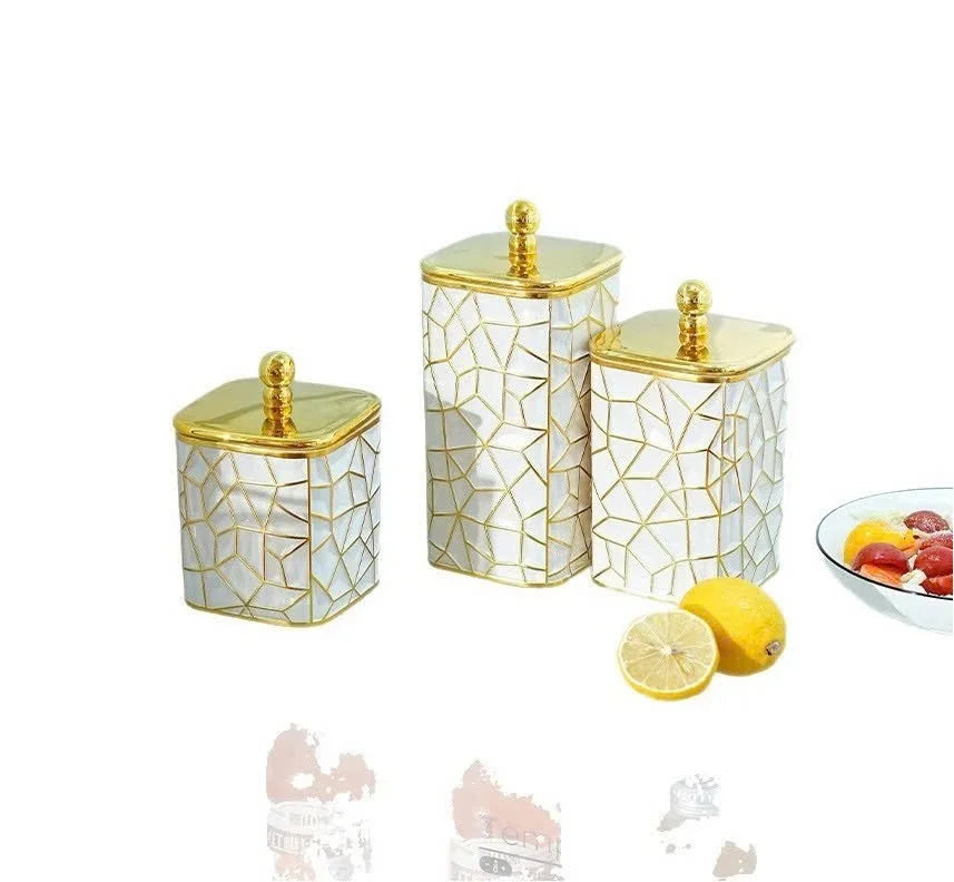 SET 3 LỌ PANTRY ACRY - ÉCLAT ART-CẬU HAI HOME DECOR