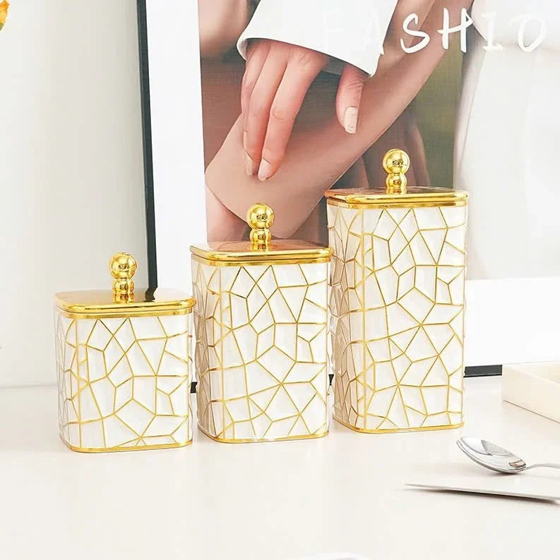 SET 3 LỌ PANTRY ACRY - ÉCLAT ART-CẬU HAI HOME DECOR