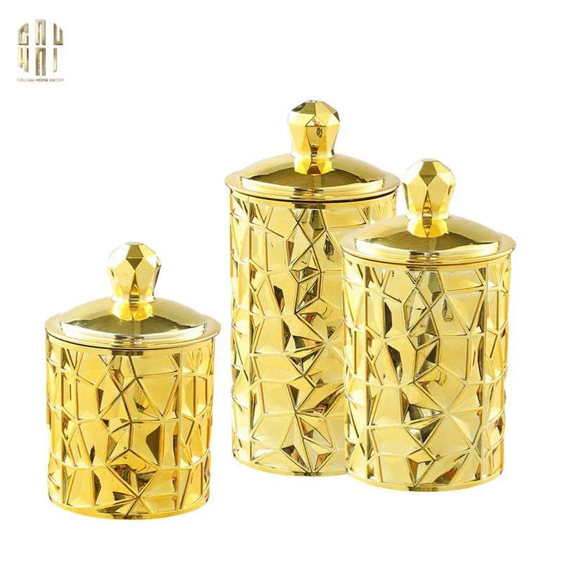 SET 3 LỌ PANTRY ACRY - LUXE PRIME-CẬU HAI HOME DECOR