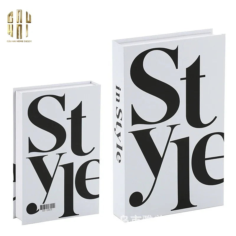 SET 3 SÁCH BLANC OU NOIR-CẬU HAI HOME DECOR