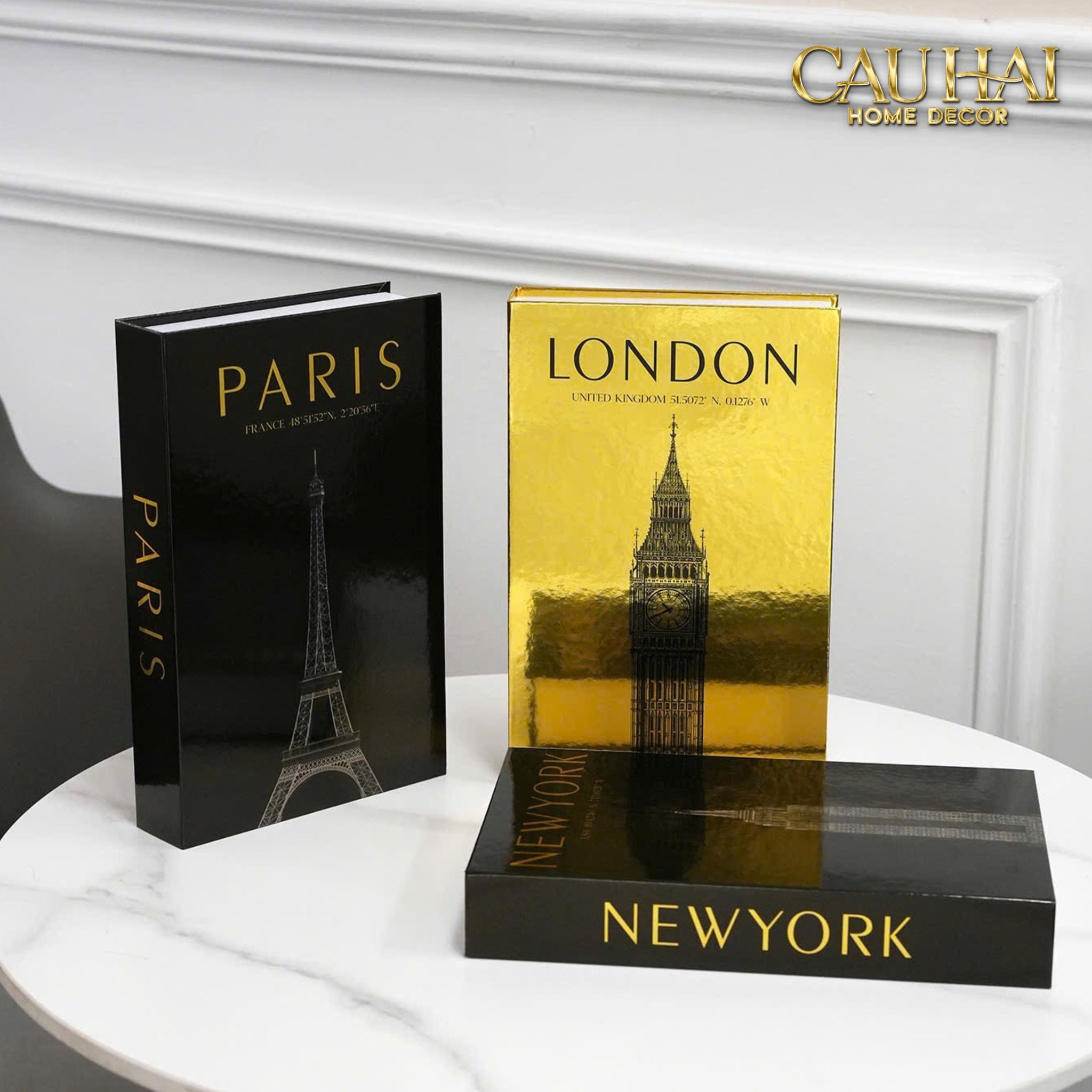 Set 3 Sách Mô Hình Prestige Metropolitan-CẬU HAI HOME DECOR
