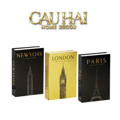 Set 3 Sách Mô Hình Prestige Metropolitan-CẬU HAI HOME DECOR