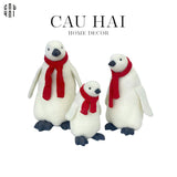 FÊTES COUTURE - SET 3 TƯỢNG CHIM CÁNH CỤT - PENGUINS-CẬU HAI HOME DECOR