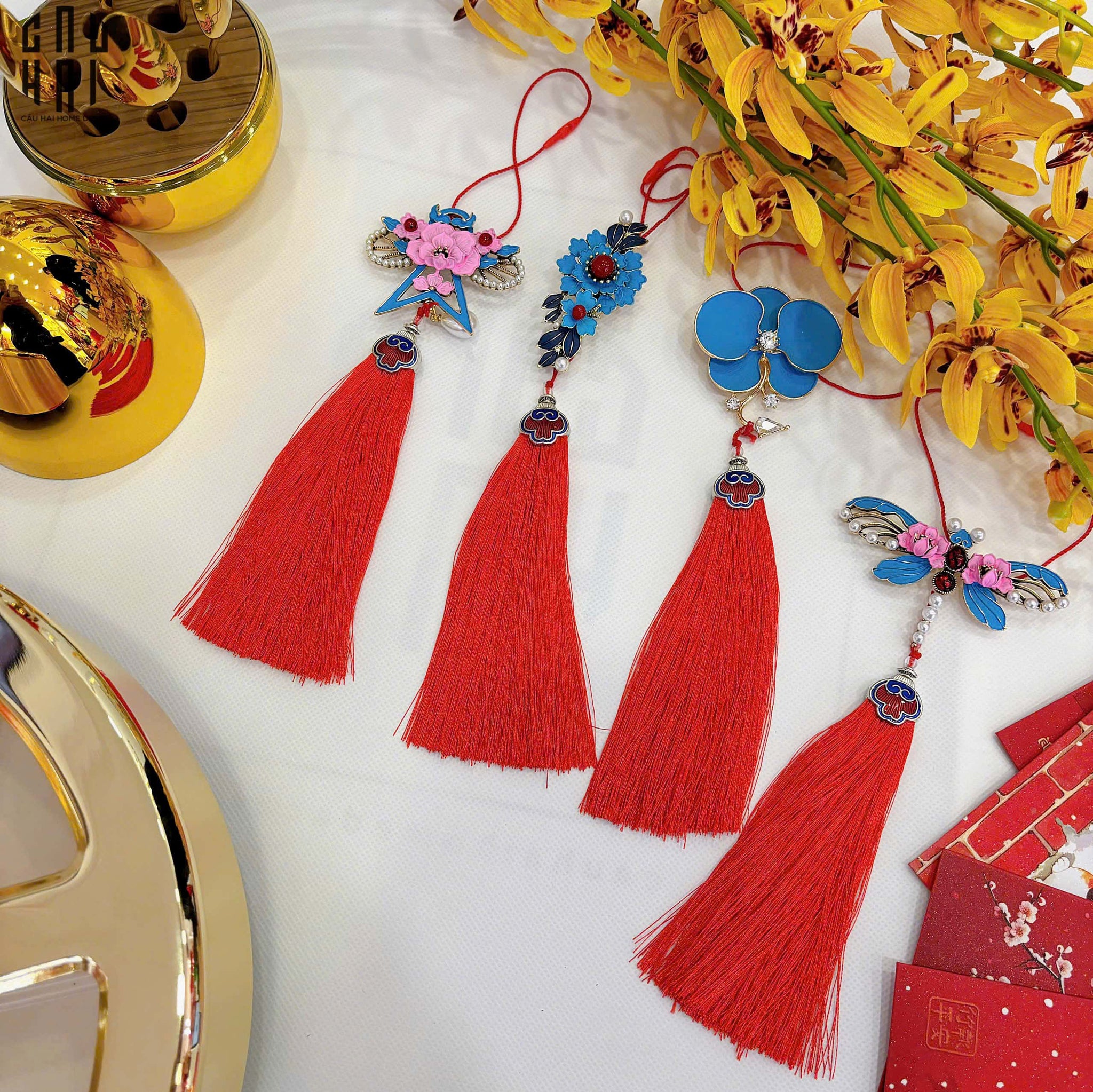 Set 4 Dây Treo Điểm Thuý Thanh Xuân - CẬU HAI HOME DECOR