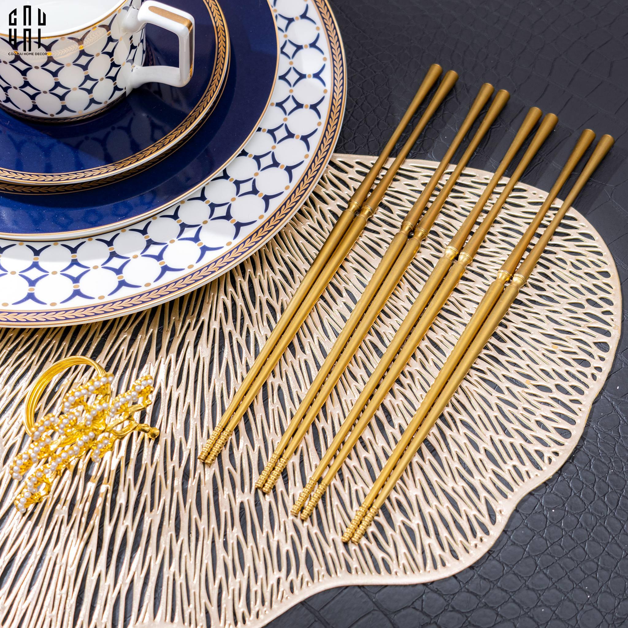 SET 4 ĐÔI ĐŨA ARTHUR - ARTHUR CHOPSTICK SET 4PCS ( BLUR )-CẬU HAI HOME DECOR
