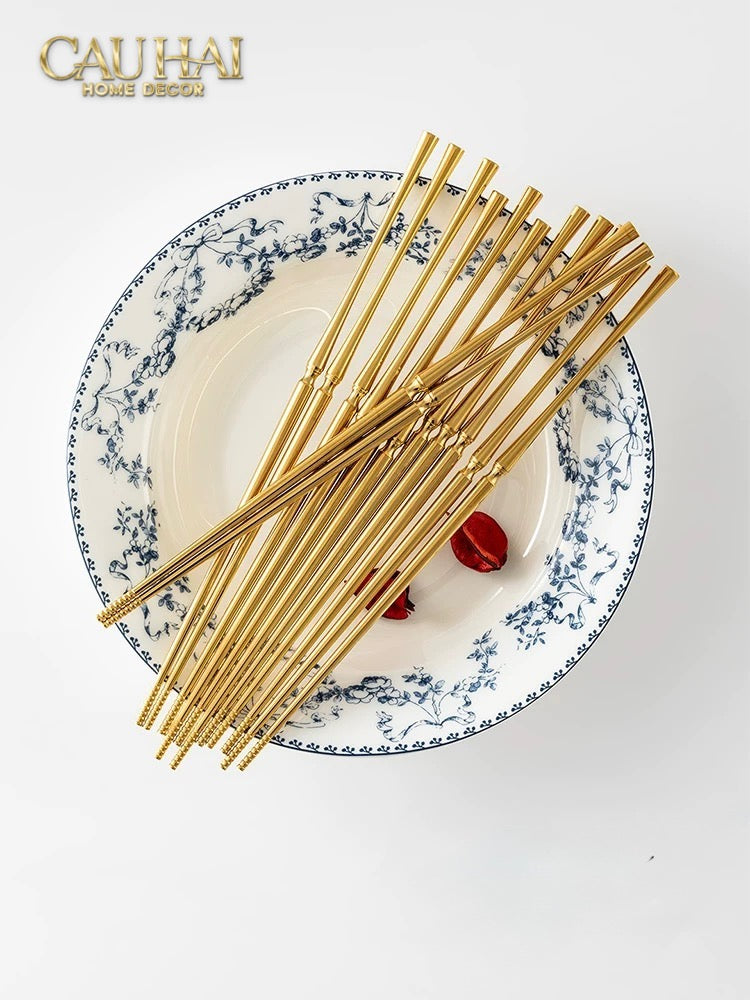 Set 4 Đôi Đũa Glamour - Glamour Chopsticks Set 4Pcs ( Shining )-CẬU HAI HOME DECOR