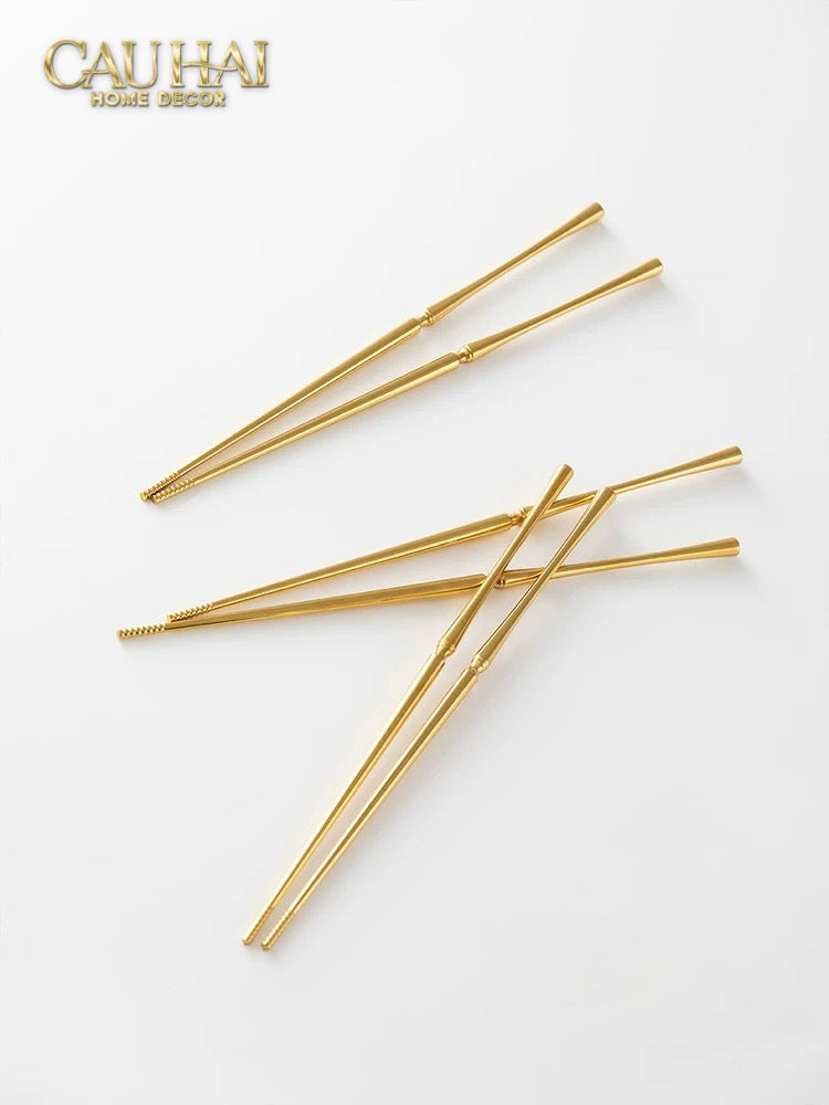 Set 4 Đôi Đũa Glamour - Glamour Chopsticks Set 4Pcs ( Shining )-CẬU HAI HOME DECOR