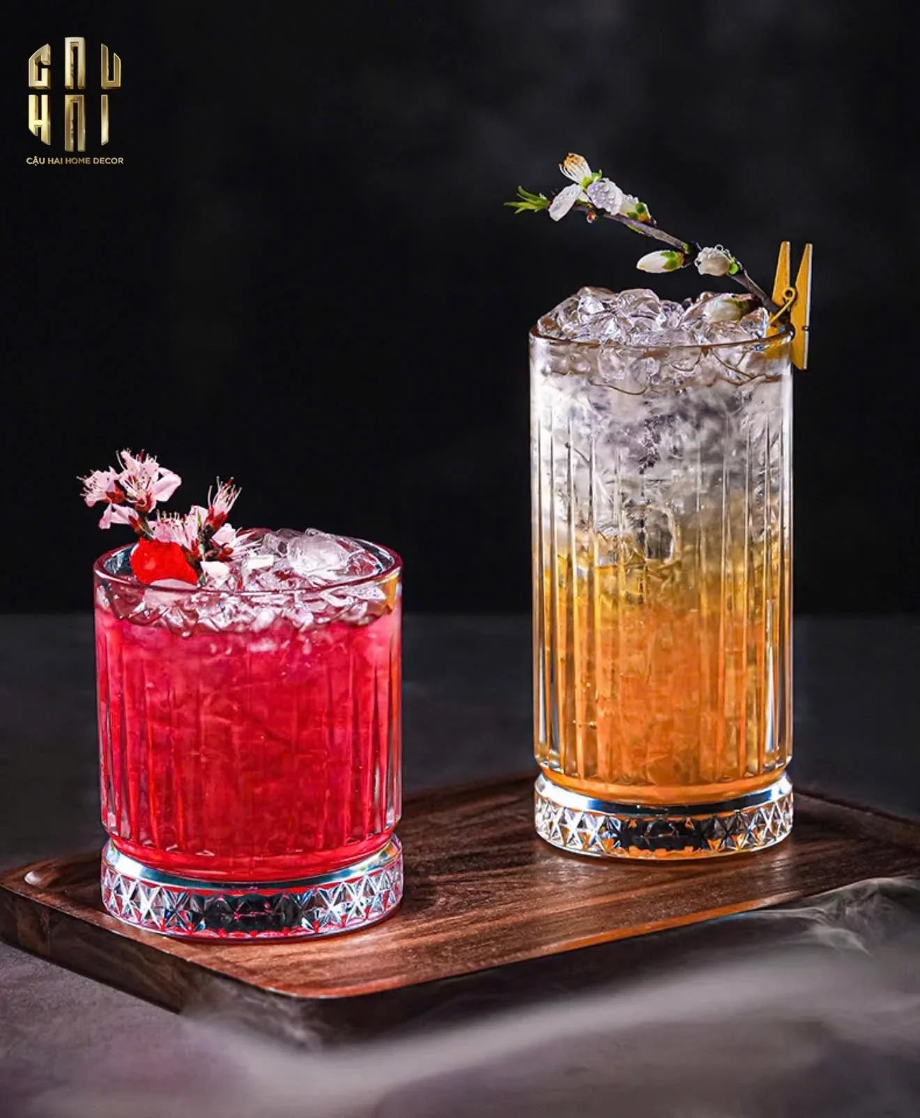 Set 4 Ly Cocktails Thuỷ Tinh Richard Cristallerie Atélier 360Ml - With Box-CẬU HAI HOME DECOR
