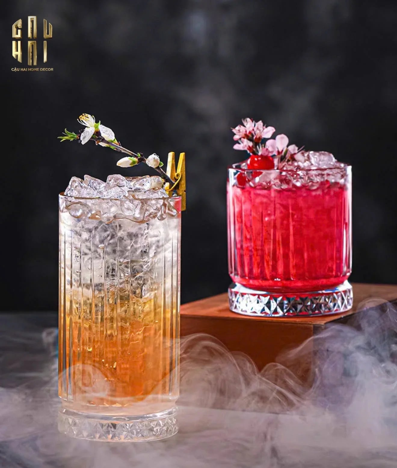 SET 4 LY RICHARD 360ml - WITH BOX-CẬU HAI HOME DECOR