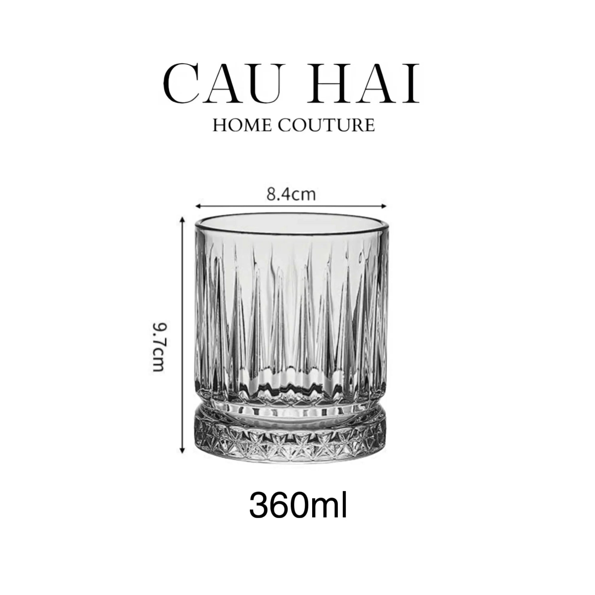 SET 4 LY RICHARD 360ml - WITH BOX-CẬU HAI HOME DECOR