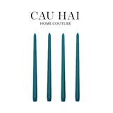 SET 4 NẾN GRADATION TAPER - BLUE/GREEN/PINK/EMERALD-CẬU HAI HOME DECOR
