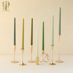 Set 4 Nến Gradation Taper - Blue/Green/Pink/Emerald-CẬU HAI HOME DECOR
