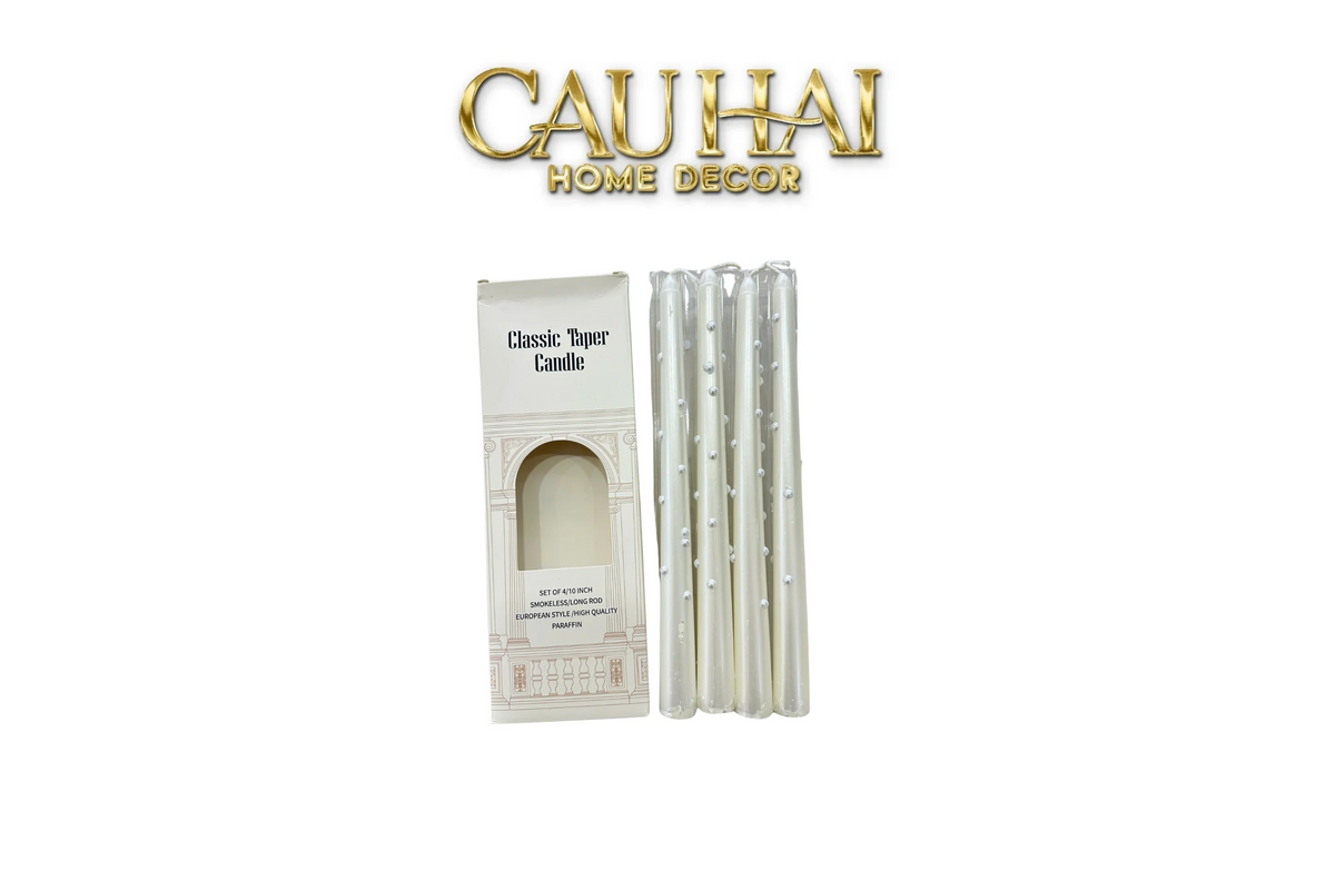 Set 4 Nến Thơm Pearl Radiance 4pcs-NẾN TRANG TRÍ-CẬU HAI HOME DECOR-CẬU HAI HOME DECOR