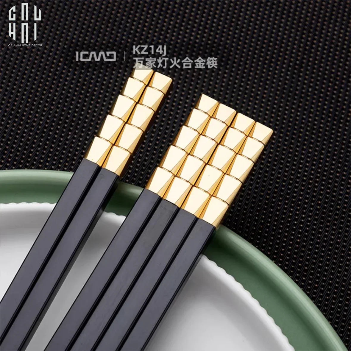 SET 5 ĐÔI ĐŨA HOÀNG KIM GIÁP-CẬU HAI HOME DECOR