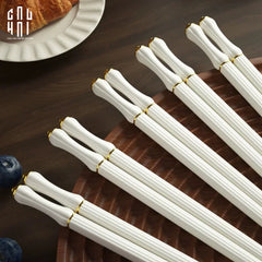 Set 5 Đôi Đũa Sợi Thuỷ Tinh Opaline Classic PET Chopsticks 24cm-CẬU HAI HOME DECOR