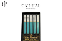 Set 5 Đôi Đũa Sợi Thuỷ Tinh - Sky Dragonfly Chopsticks 27cm-CẬU HAI HOME DECOR