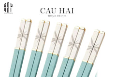 Set 5 Đôi Đũa Sợi Thuỷ Tinh - Sky Dragonfly Chopsticks 27cm-CẬU HAI HOME DECOR