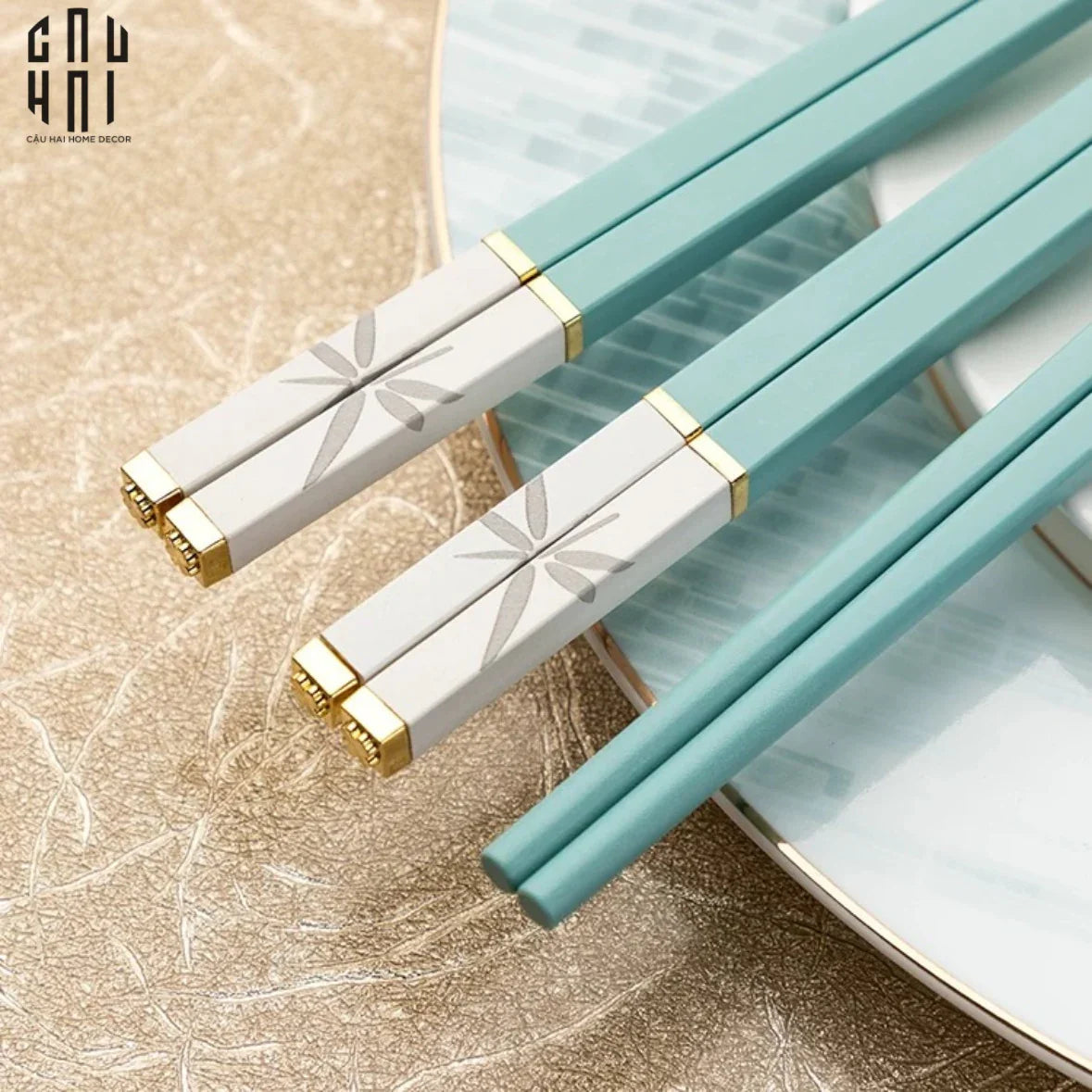 SET 5 ĐÔI ĐŨA THIÊN THANH-CẬU HAI HOME DECOR