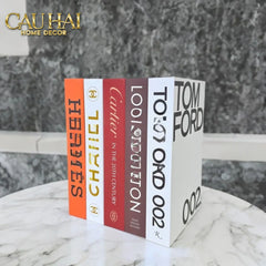 Set 5 Sách Mô Hình Lux Brand-CẬU HAI HOME DECOR