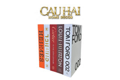 Set 5 Sách Mô Hình Lux Brand-CẬU HAI HOME DECOR