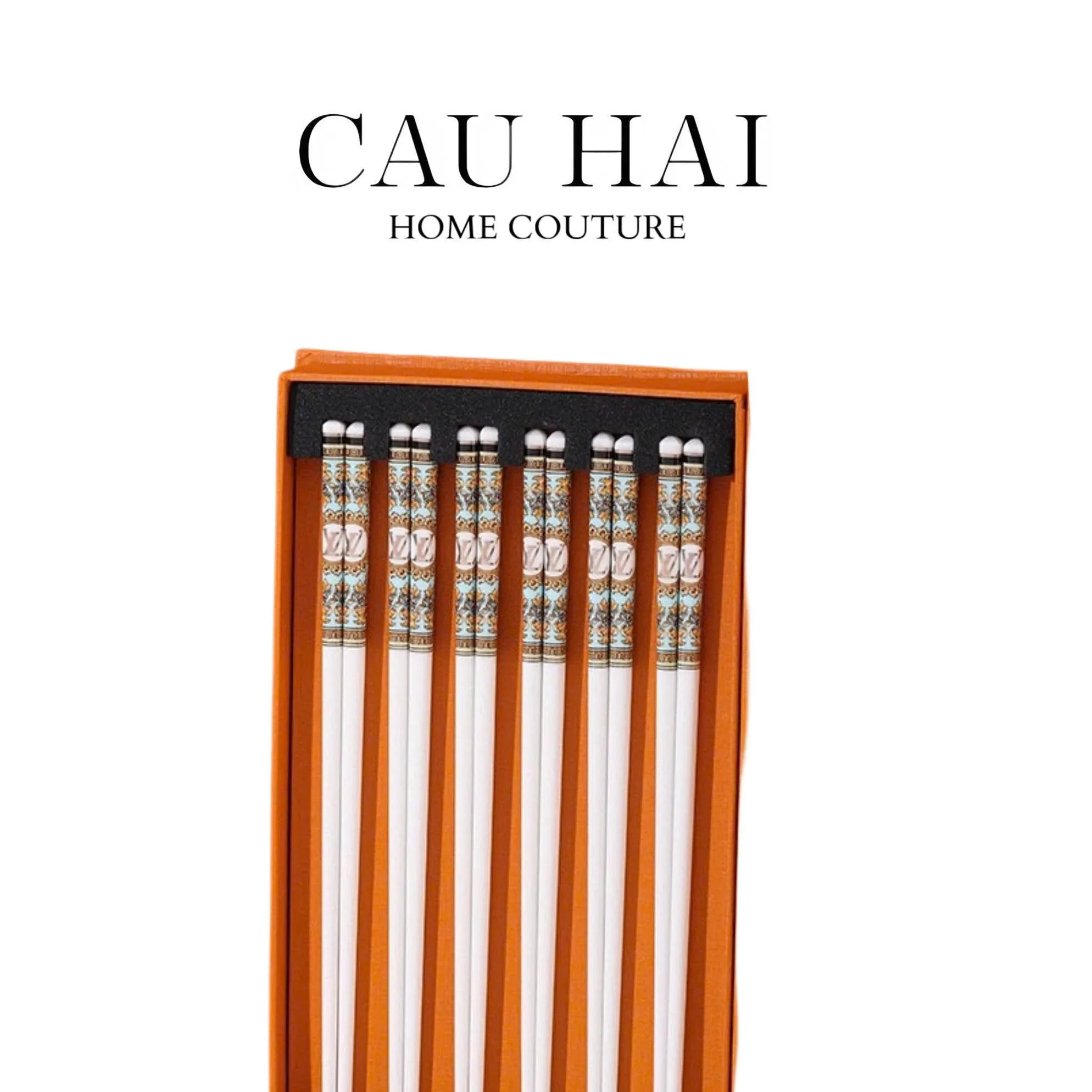 SET 6 ĐÔI ĐŨA LOUIS. V ORIENTAL - FULLBOX-CẬU HAI HOME DECOR