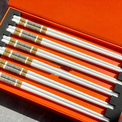 Set 6 Đôi Đũa Sứ H Class Signature H Mosaique Couture Ceramic Chopsticks Set-CẬU HAI HOME DECOR