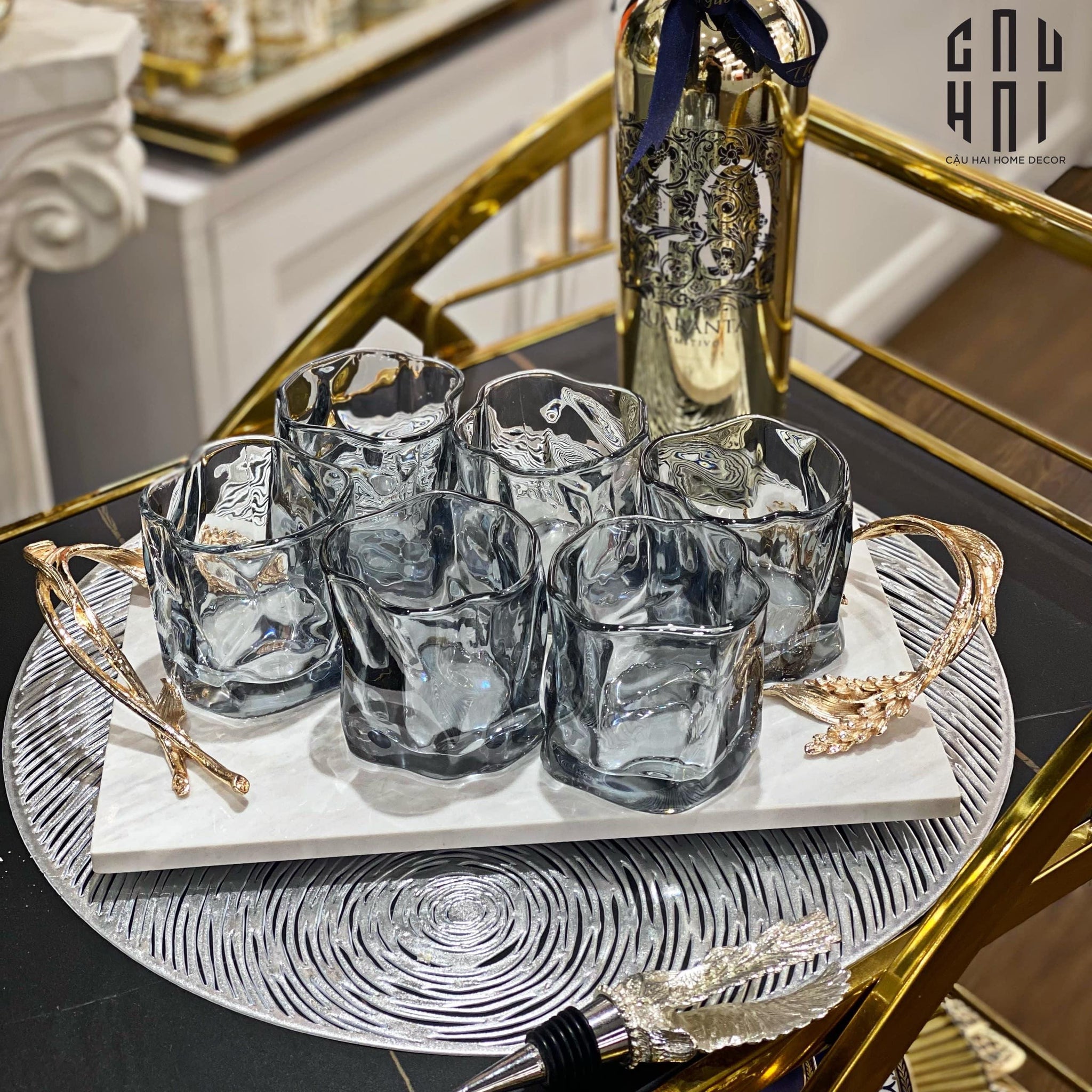 SET 6 LY PLATINUM 170ML SS22-CẬU HAI HOME DECOR