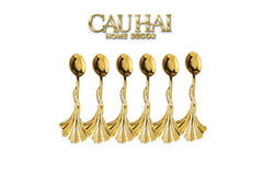 Set 6 Muỗng Persian Babylon Fan Coffee Spoon-CẬU HAI HOME DECOR