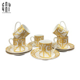 Set 6 Tách Cà Phê Espresso Petite Elite-LY THỦY TINH-CẬU HAI HOME DECOR