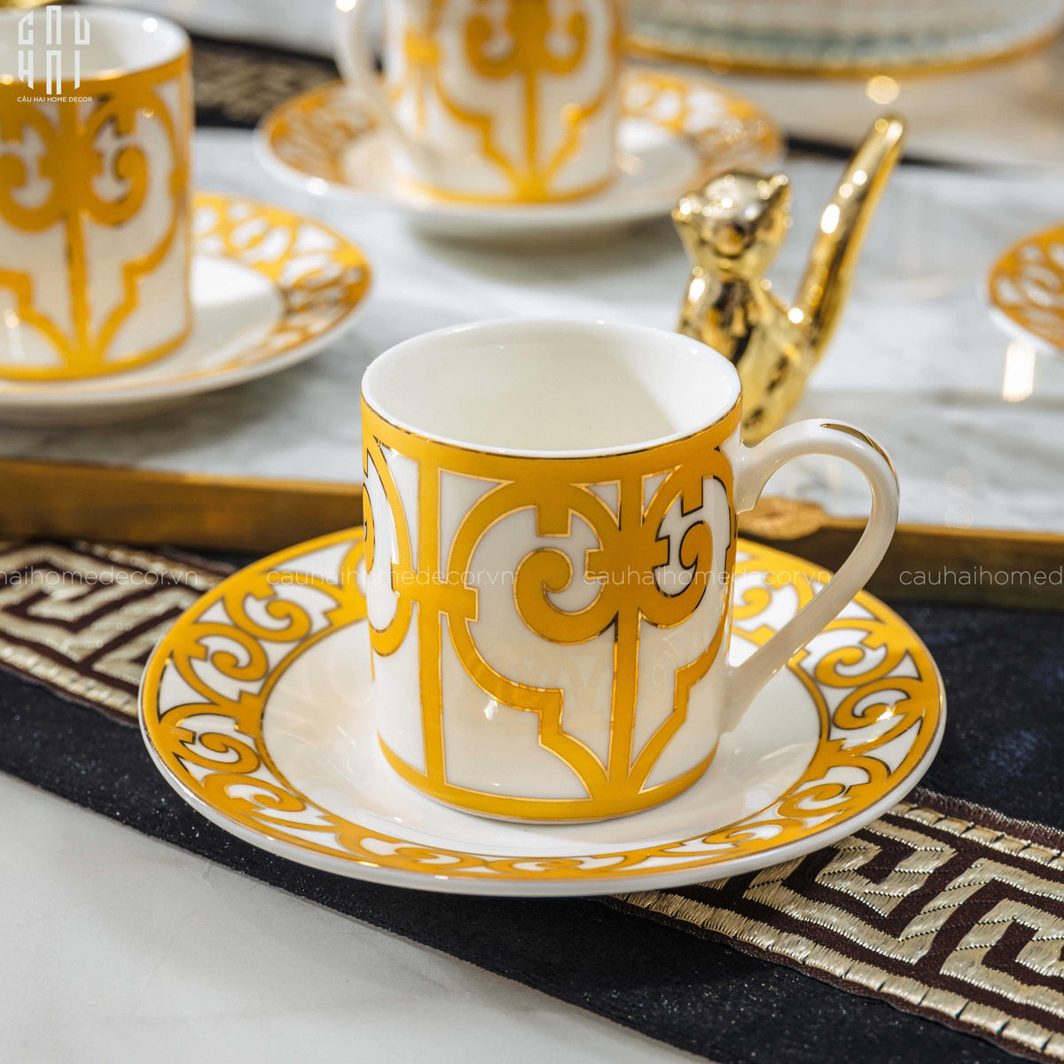 Set 6 Tách Cà Phê Espresso Petite Elite-LY THỦY TINH-Đối tác tại Trung Quốc theo từng đơn đặt hàng-CẬU HAI HOME DECOR