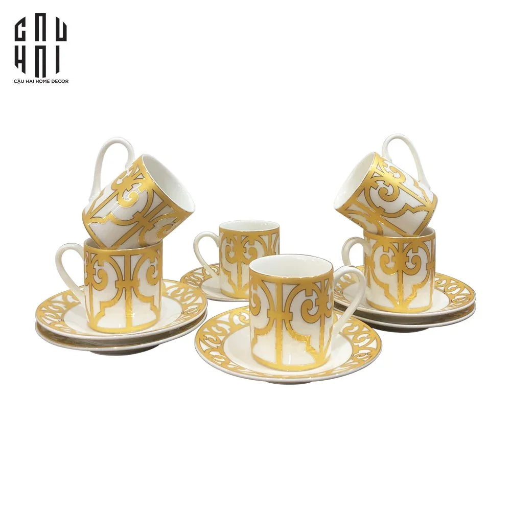 Set 6 Tách Cà Phê Espresso Petite Elite-LY THỦY TINH-Đối tác tại Trung Quốc theo từng đơn đặt hàng-CẬU HAI HOME DECOR