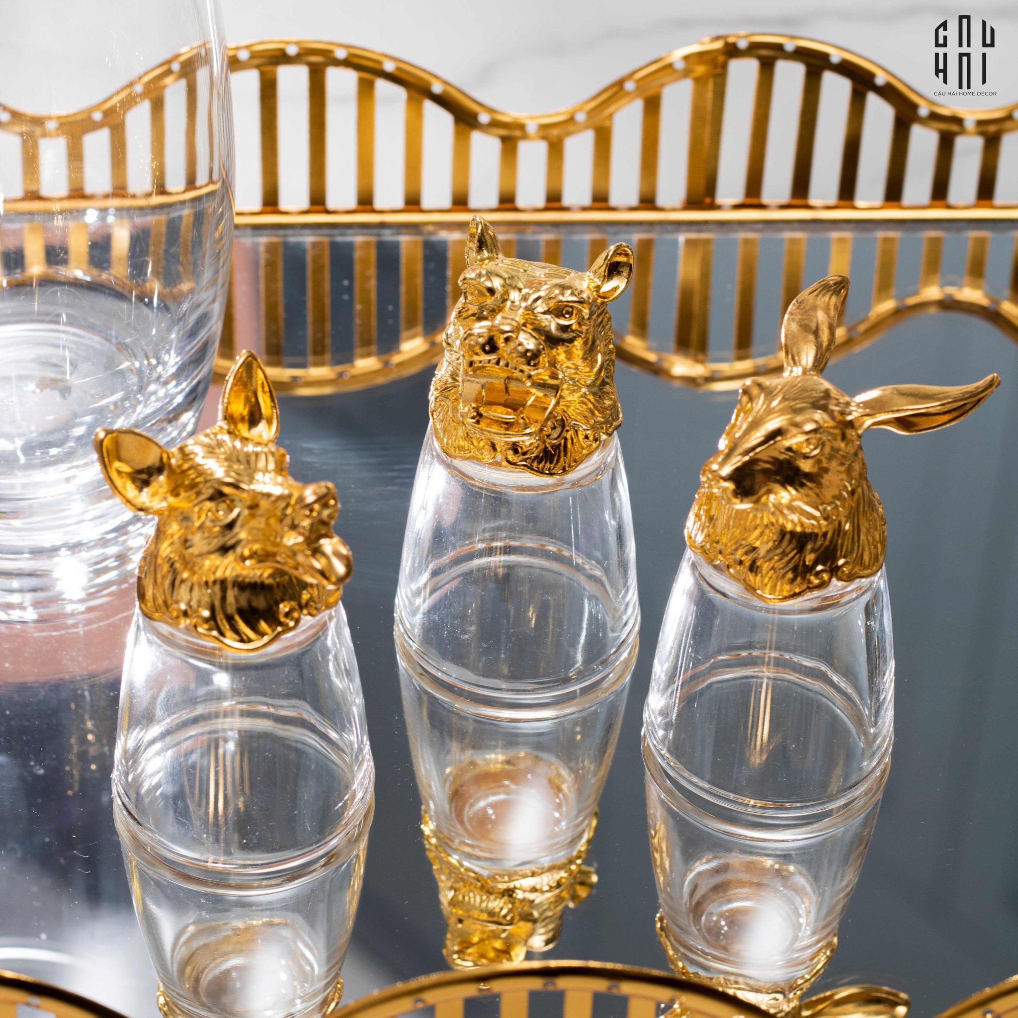 SET BÌNH NƯỚC 12 CON GIÁP PREMIUM-CẬU HAI HOME DECOR