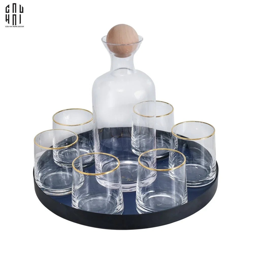 SET BÌNH NƯỚC PLATINUM SS22-CẬU HAI HOME DECOR