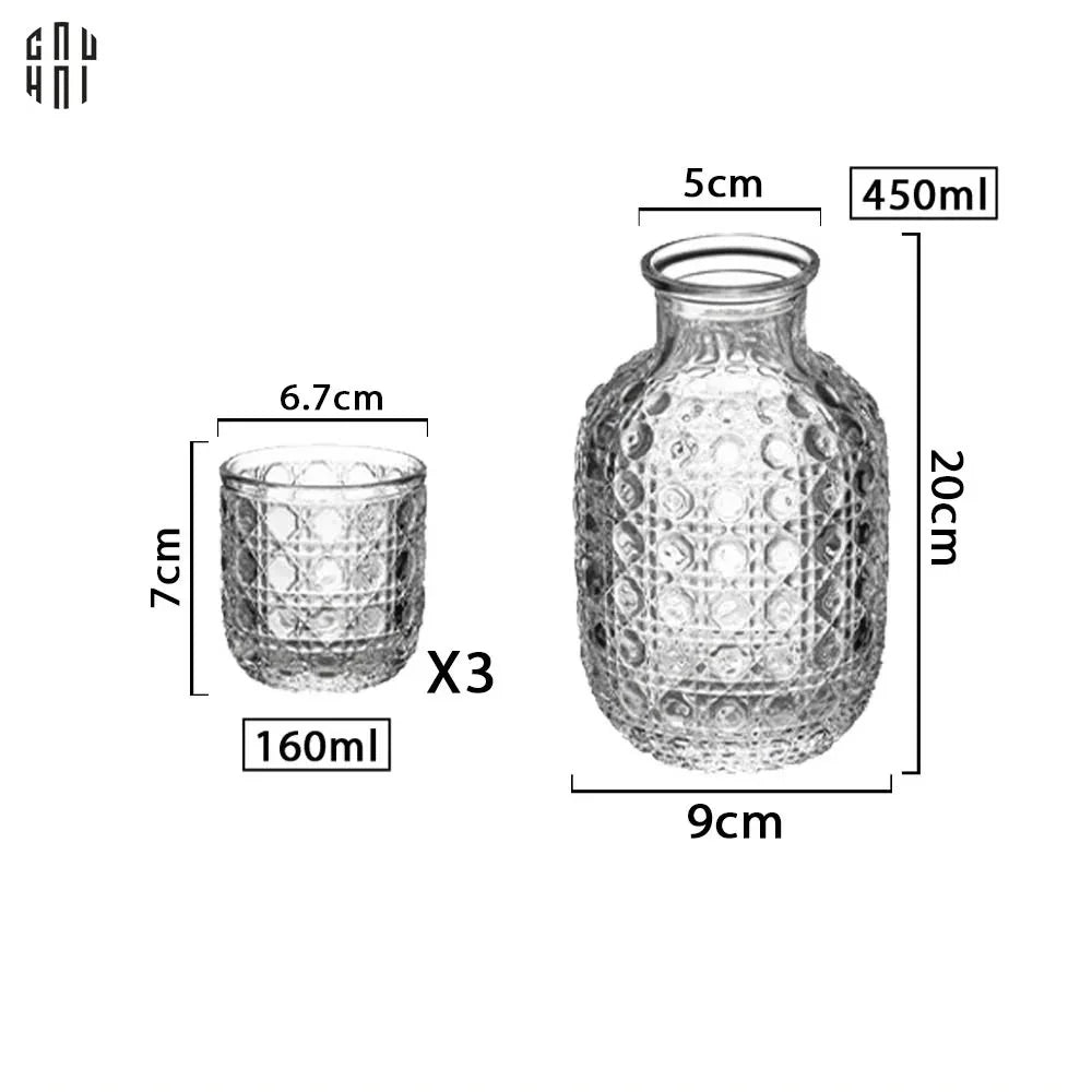 Set Bình Rót Liquor Cristallerie Atélier Cannage Facetté Up - CẬU HAI HOME DECOR