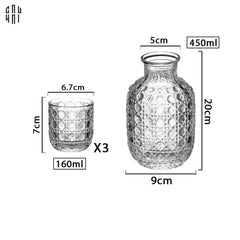 Set Bình Rót Liquor Cristallerie Atélier Cannage Facetté Up-CẬU HAI HOME DECOR