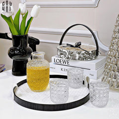 Set Bình Rót Liquor Cristallerie Atélier Cannage Facetté Up-CẬU HAI HOME DECOR