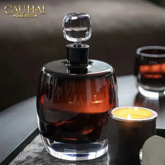 Set Bình Rượu Pha Lê Cristalleries Enigma Rouge Umeshu Ensemble-BÌNH RƯỢU-CẬU HAI HOME DECOR