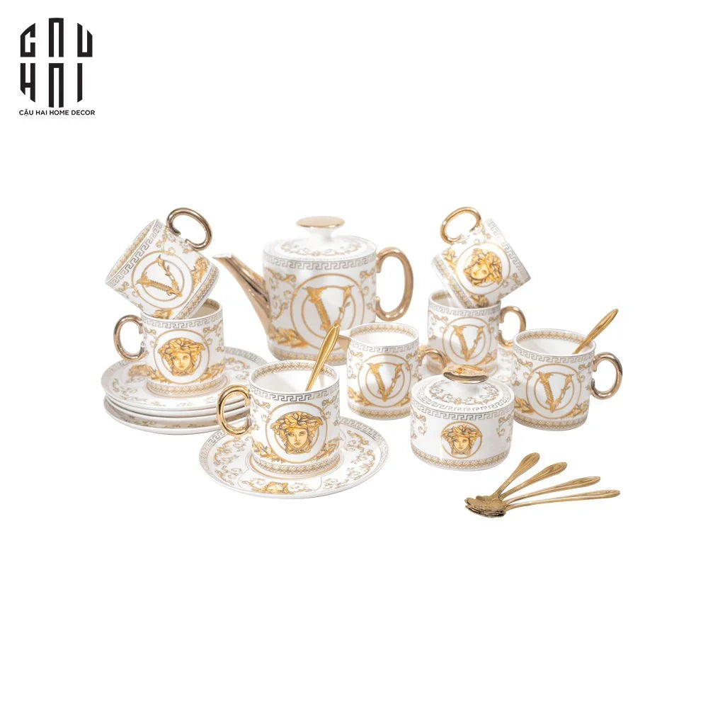 SET BÌNH TRÀ VIRTUS LUXURY VERSION-CẬU HAI HOME DECOR
