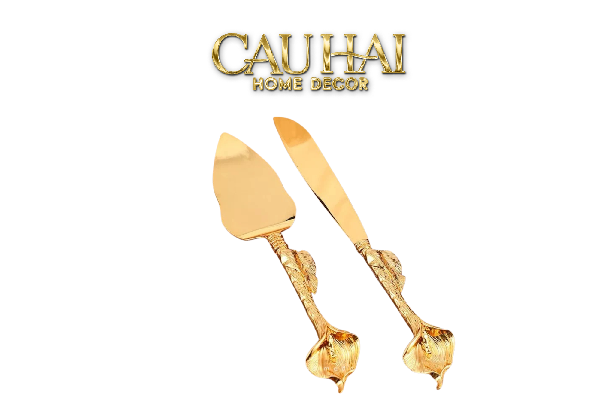 Set Dao Cắt Bánh Ensemble Couteaux Pâtisserie Élégance - CẬU HAI HOME DECOR