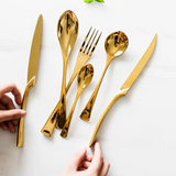 Set Dao Muỗng Nĩa 4 Món H Class Golden Attelage Noble Dinner Cutlery 4pcs