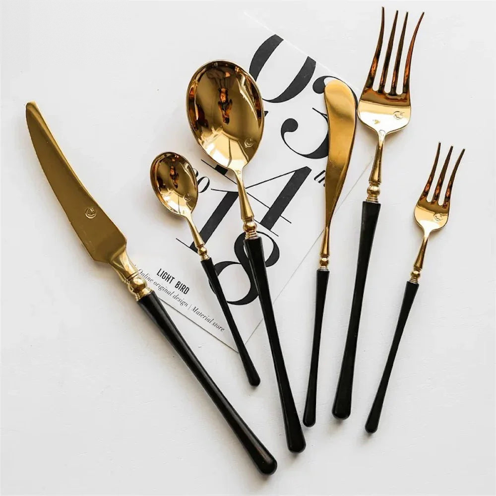 Set Dao Muỗng  Nĩa 4 Món Phantom Glamour Trident Couture Dinner Cutlery 4Pcs