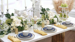 Set Đĩa Bàn Tiệc Âu Ogilvy Banquet Plates 4 Pcs Élégance Cobalt Blue Dinnerware Sets-CẬU HAI HOME DECOR