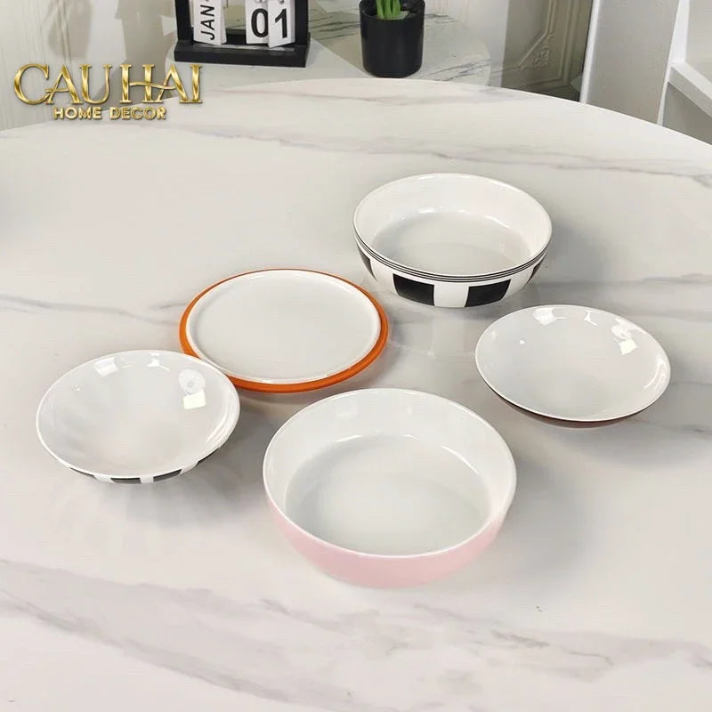 Set Đĩa Gốm Sứ Première La Petite Boule Memphis Complète Édition - Full Box-CẬU HAI HOME DECOR