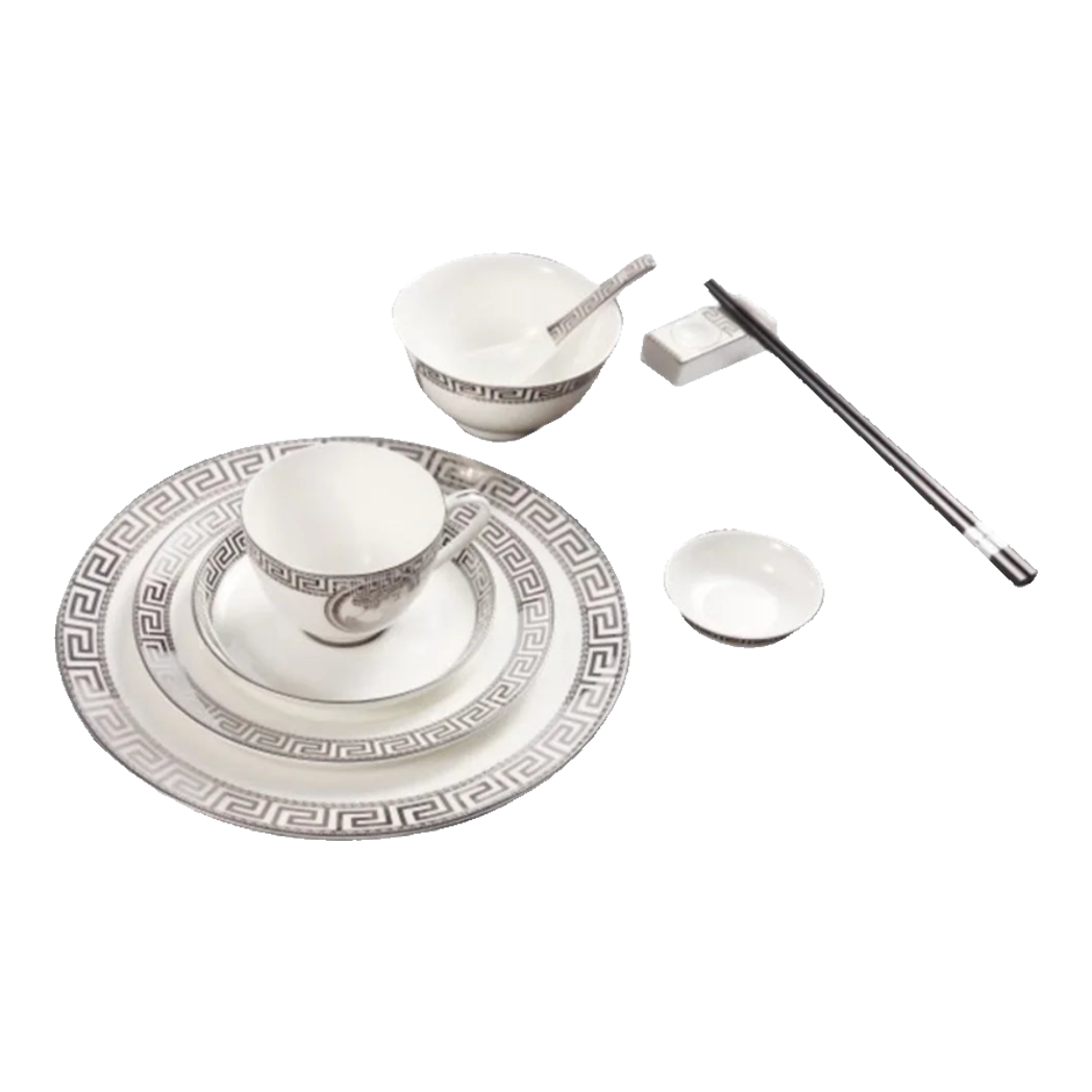 Maison Couture -  Bộ Đĩa Âu 1 Người Dinner Set Au Revoir Eleanor 8Pcs