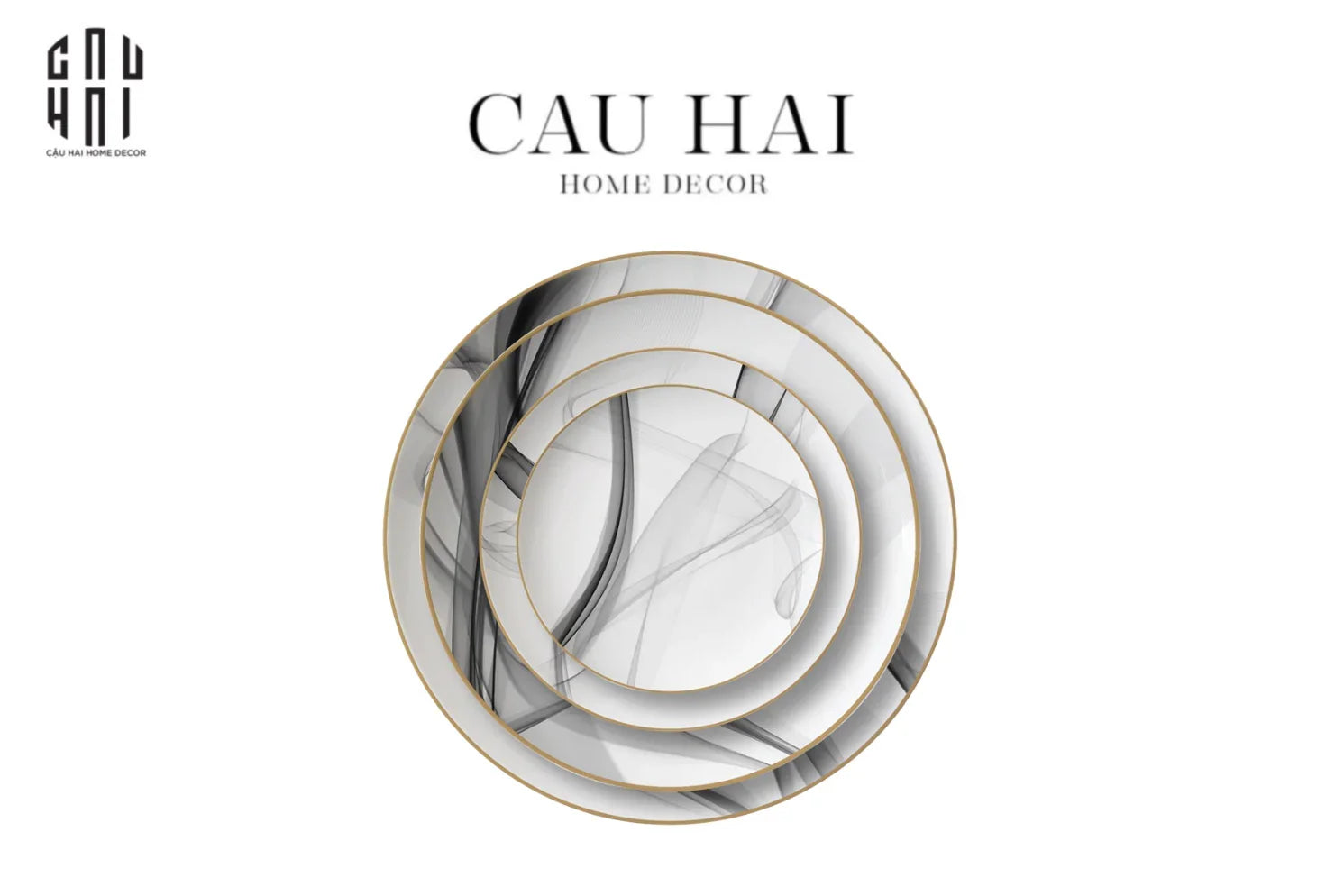 SET DINNER LE GRIS 4PCS SS25-CẬU HAI HOME DECOR