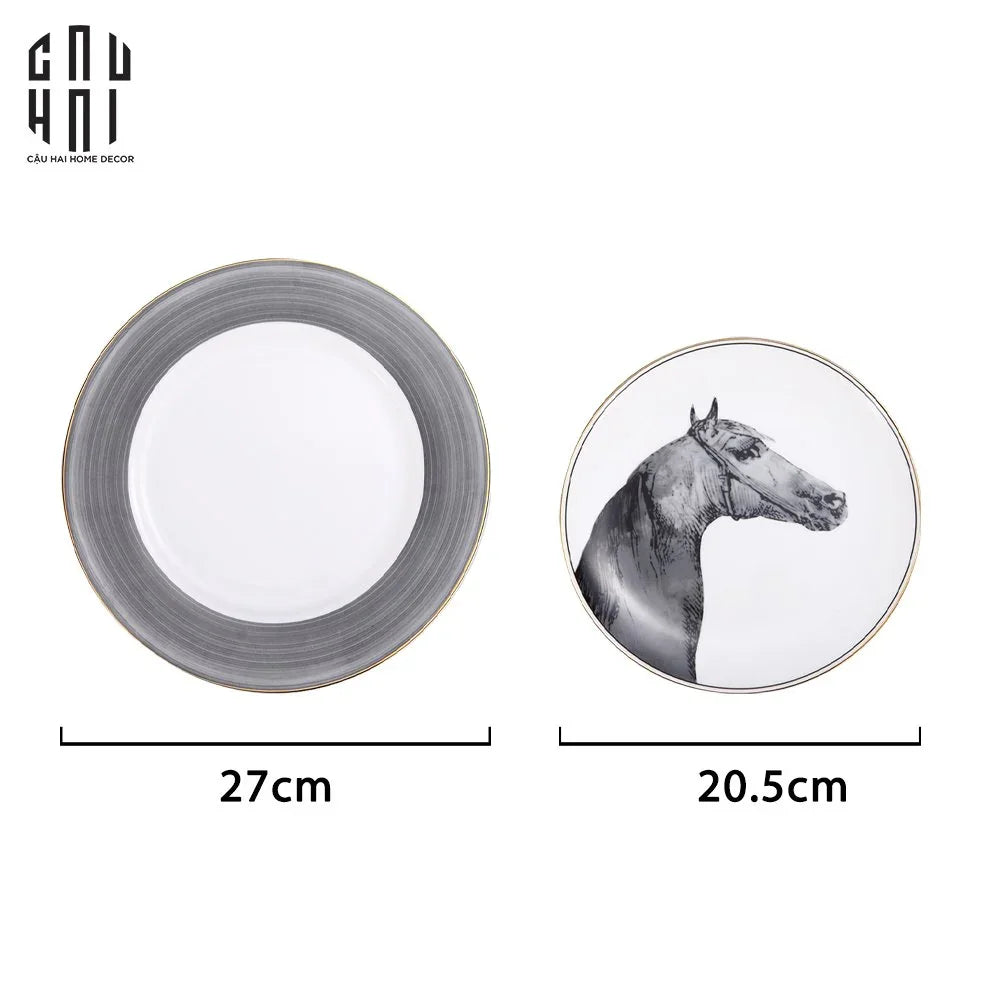 SET DINNER TROY 2PCS SS25-CẬU HAI HOME DECOR