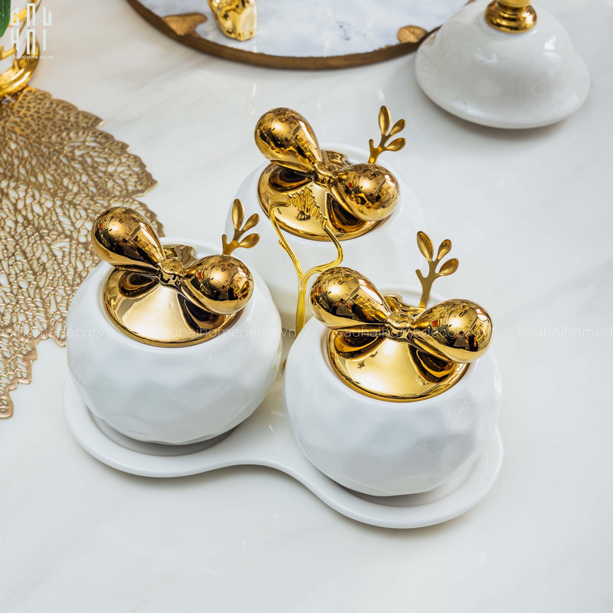 SET GIA VỊ WHITE JASMINE-CẬU HAI HOME DECOR