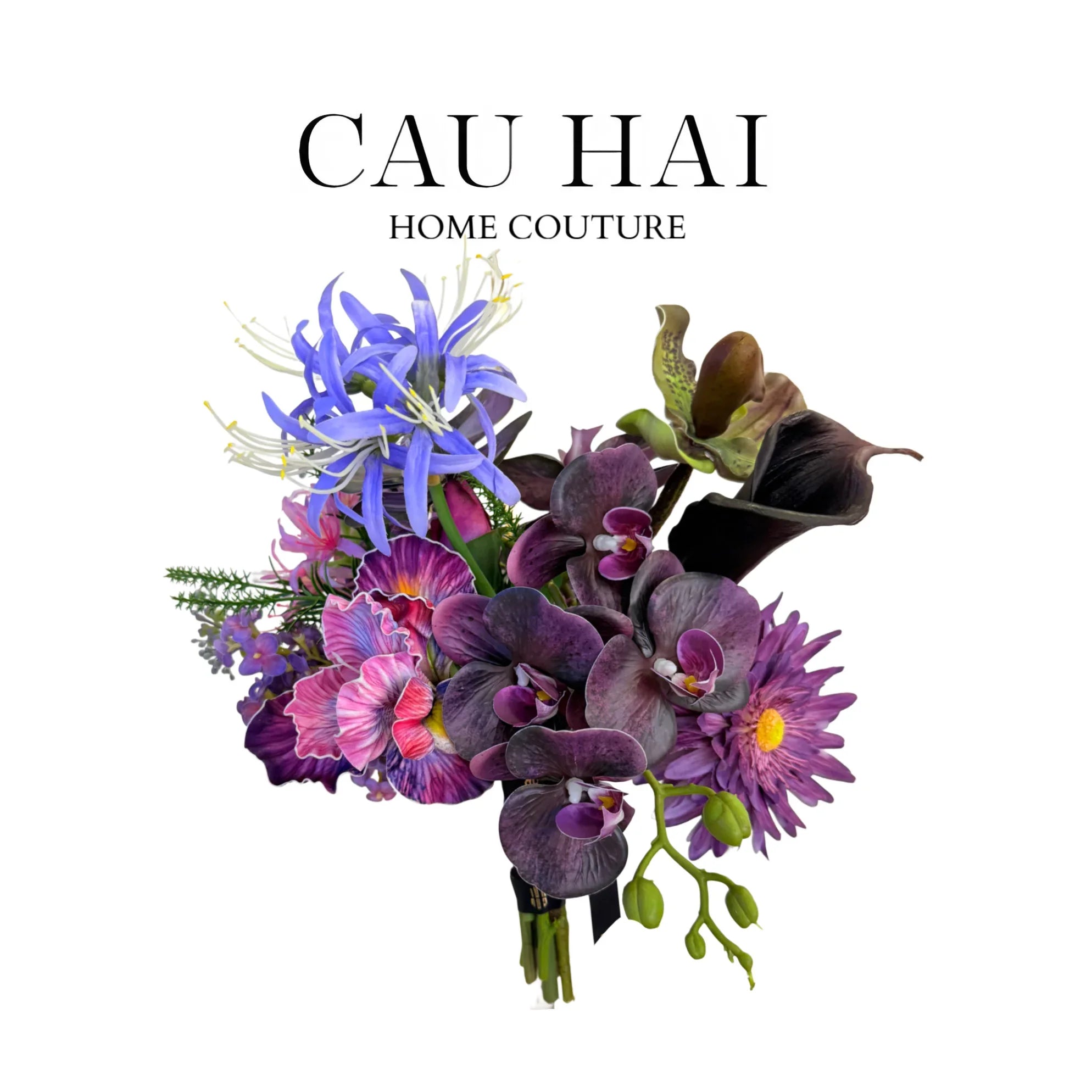 SET HOA MIDNIGHT REVERIE-CẬU HAI HOME DECOR