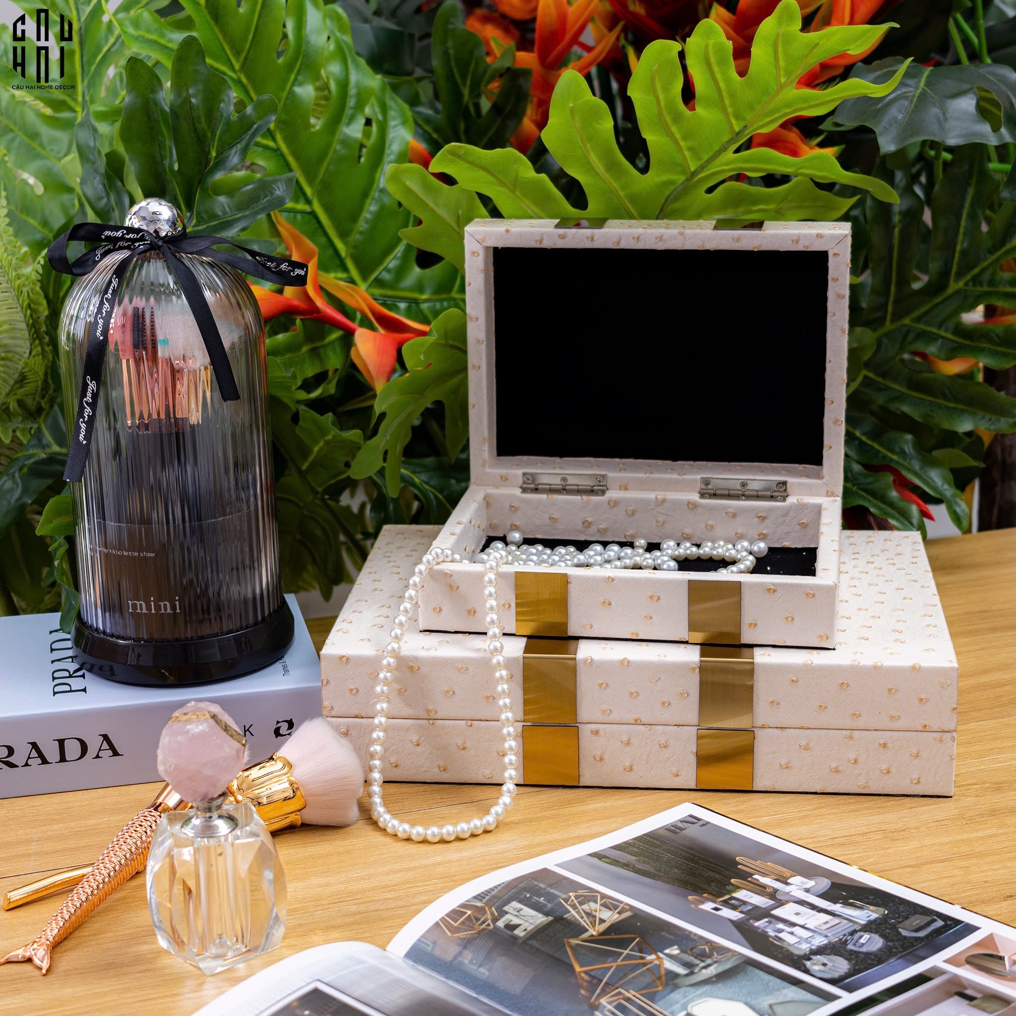 SET HỘP TRANG SỨC GLORIOUS SS22-CẬU HAI HOME DECOR